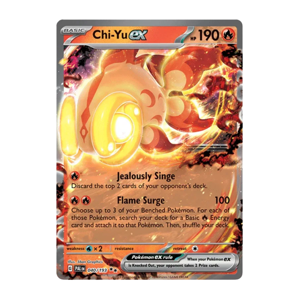 Chi-Yu ex (Half Art) - Paldea Evolved 040/193