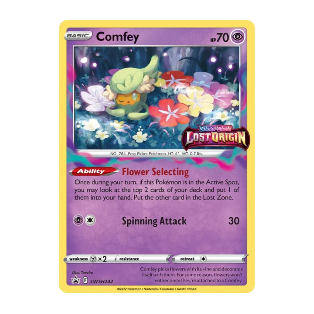 Comfey (Prerelease Promo) - Lost Origin SWSH242