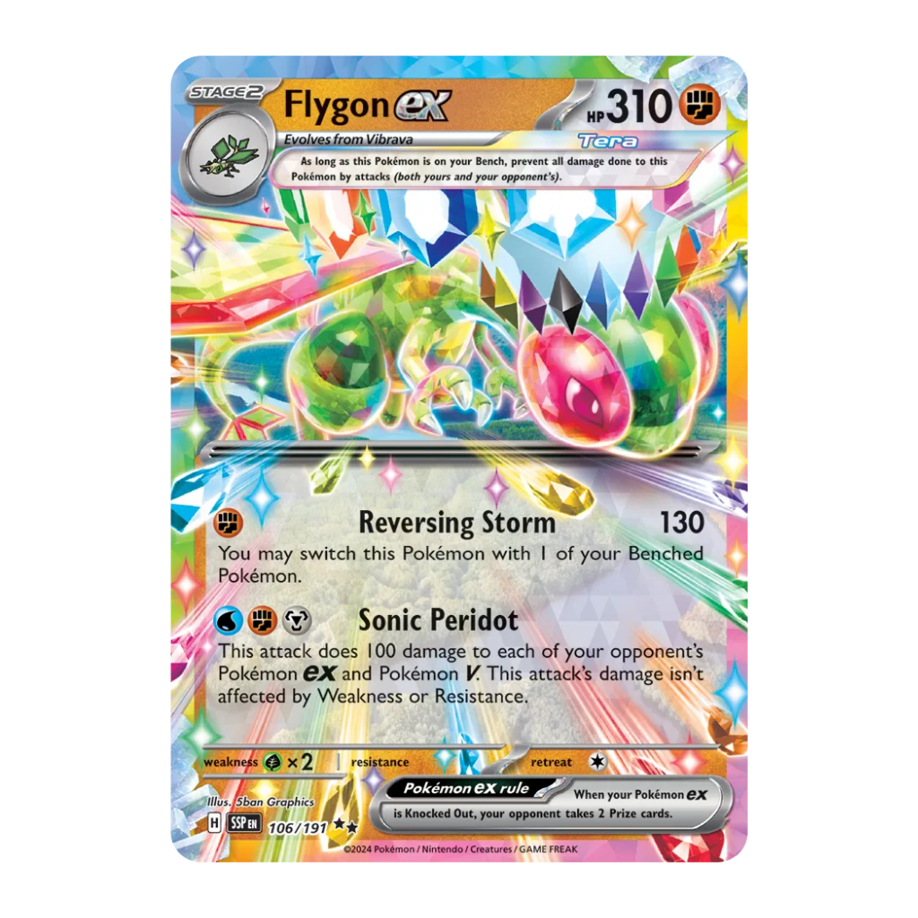 Flygon ex (Half Art) - Surging Sparks 106/191