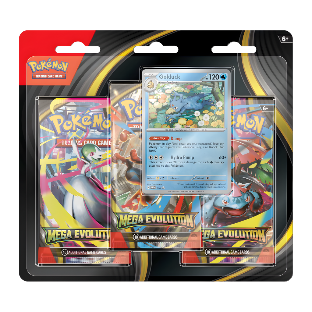 Mega Evolution 3-Pack (Golduck)
