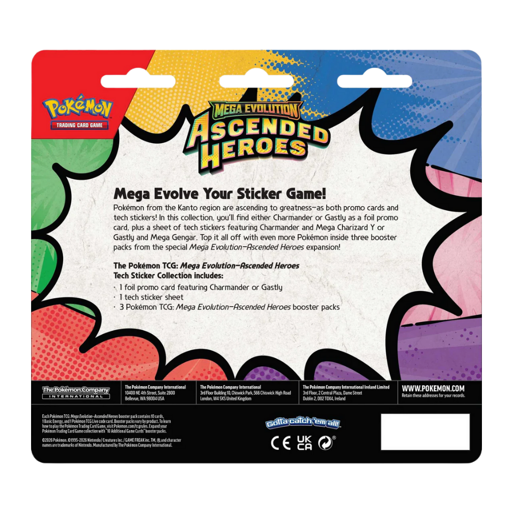 Ascended Heroes Tech Sticker Collection (Charmander)