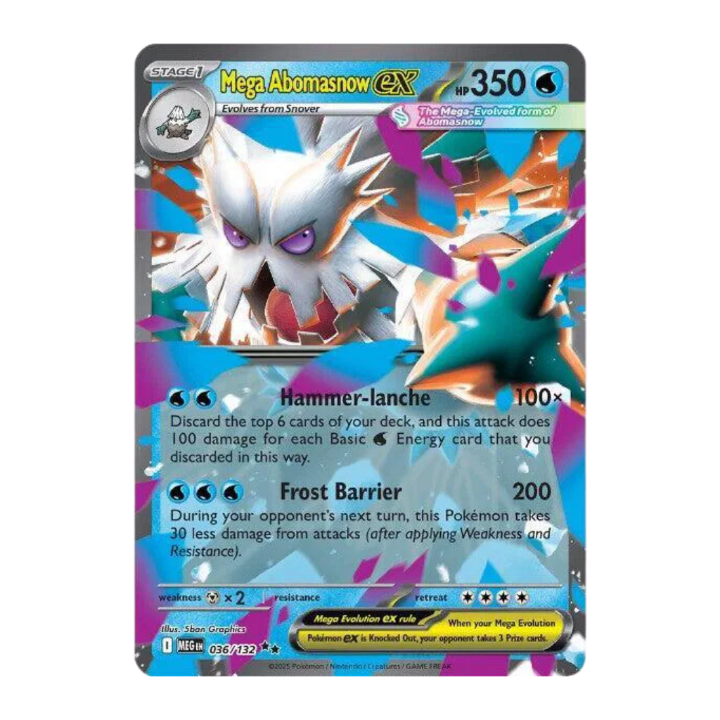 Mega Abomasnow ex (Half Art) - Mega Evolution 036/132