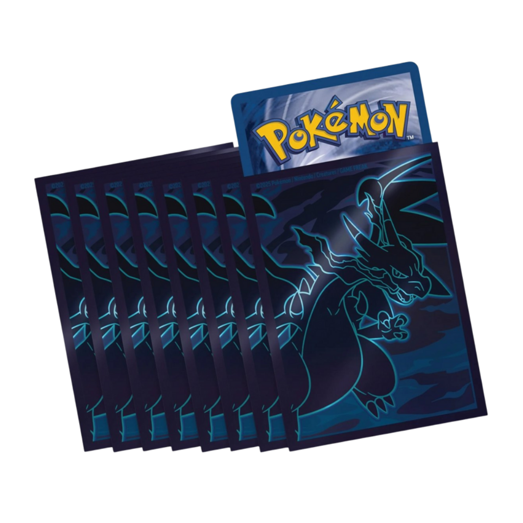 Mega Charizard X Sleeves (from Phantasmal Flames ETB)