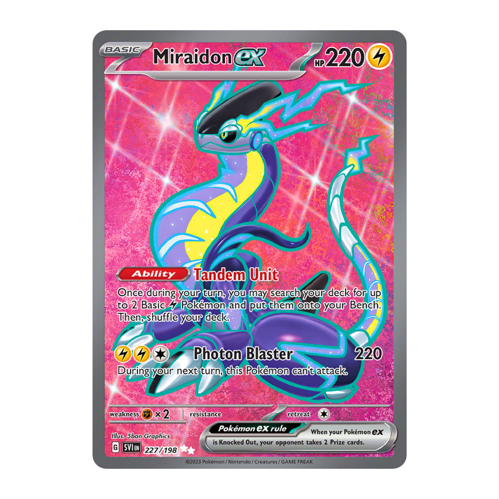 Miraidon ex (Full Art) - Scarlet & Violet Base Set 227/198