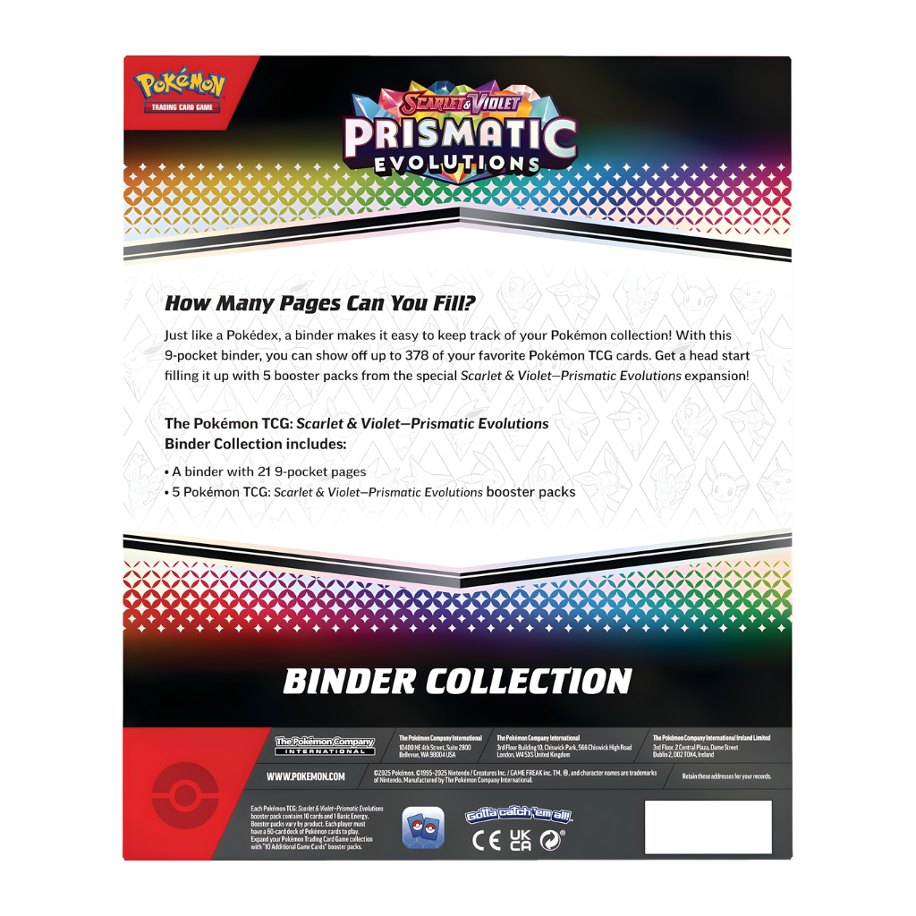 Prismatic Evolutions Binder Collection