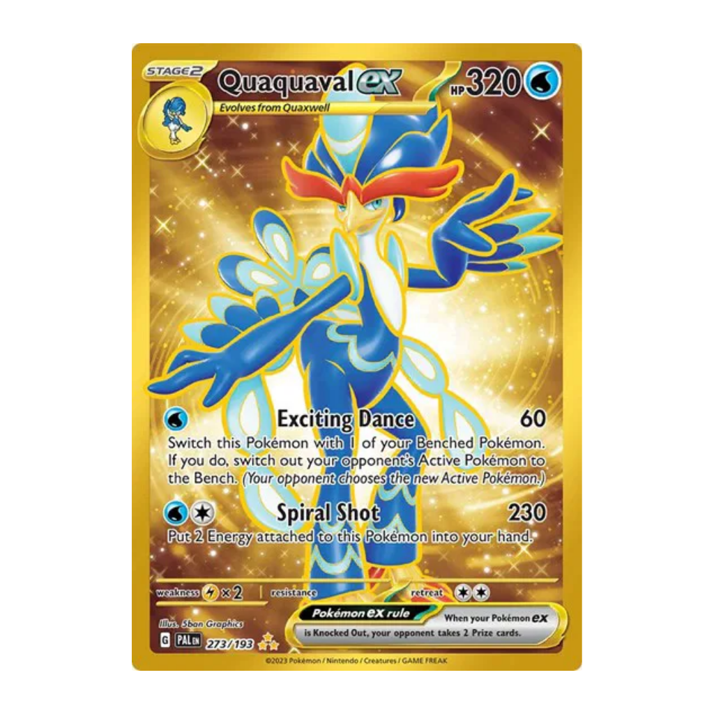 Quaquaval ex (Gold) - Paldea Evolved 273/193