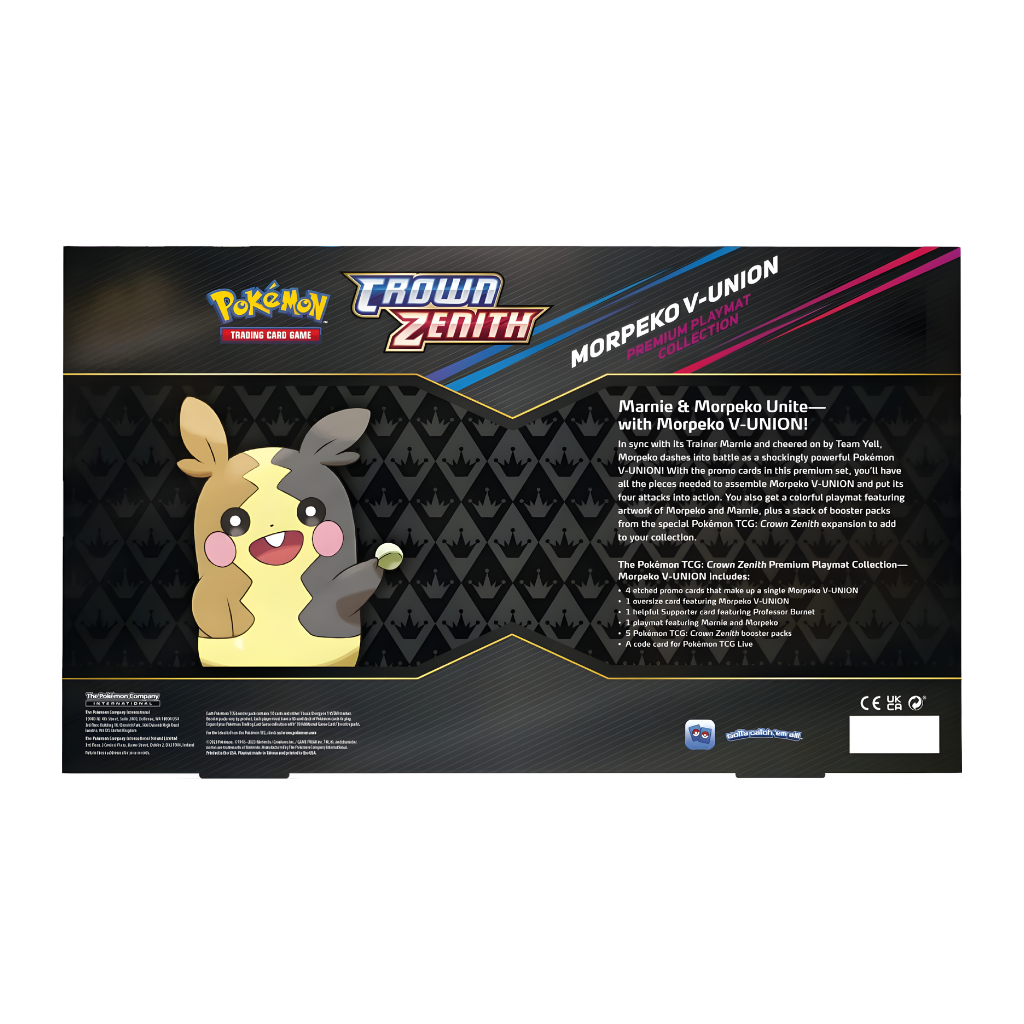 Crown Zenith Premium Playmat Collection - Morpeko V-Union