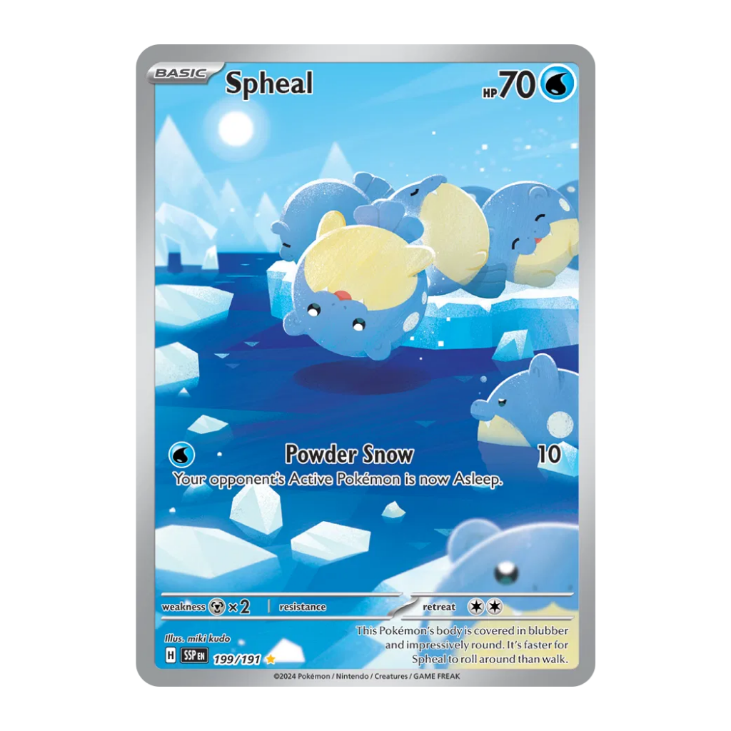 Spheal (Illustration Rare) - Surging Sparks 199/191