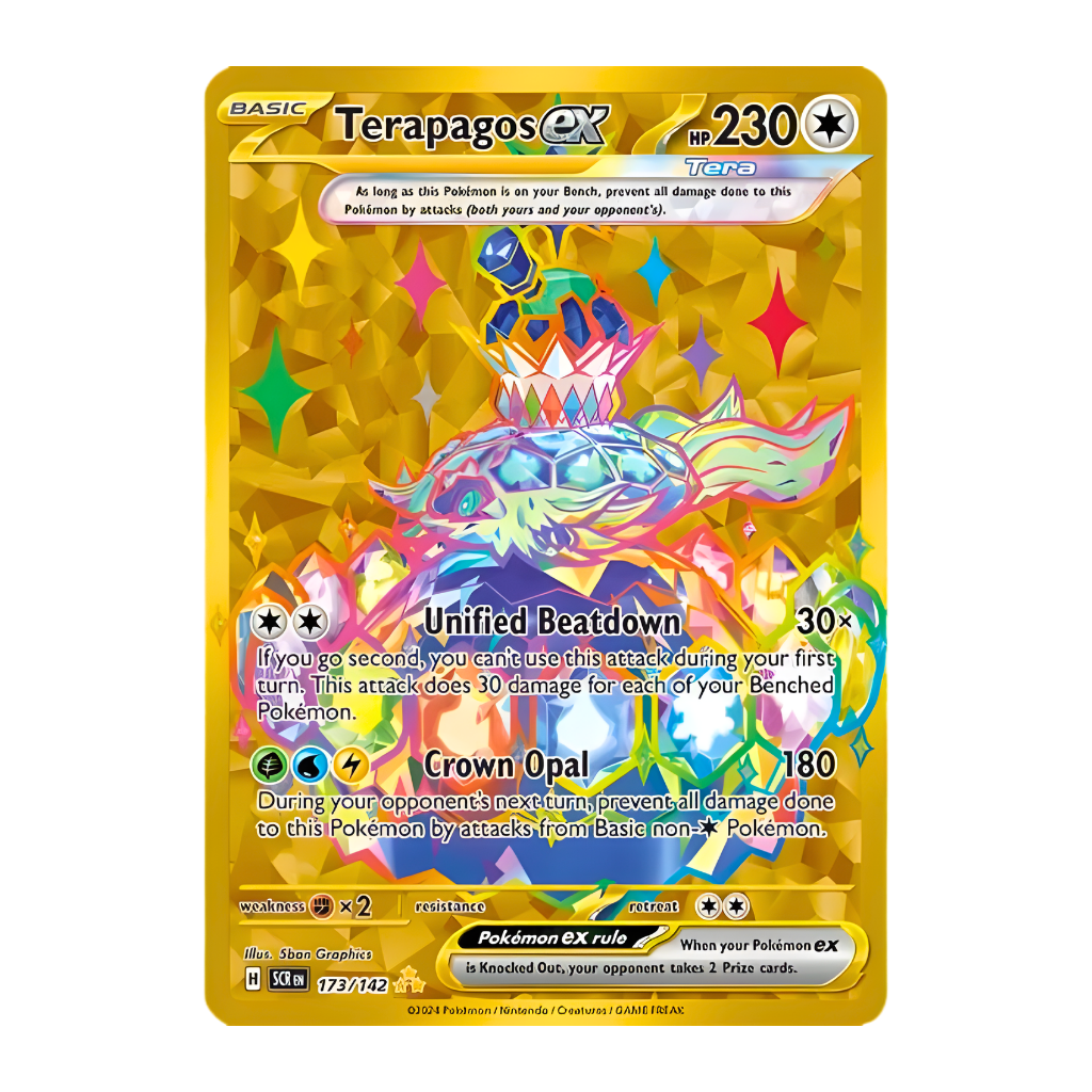 Terapagos ex (Gold) - Stellar Crown 173/142